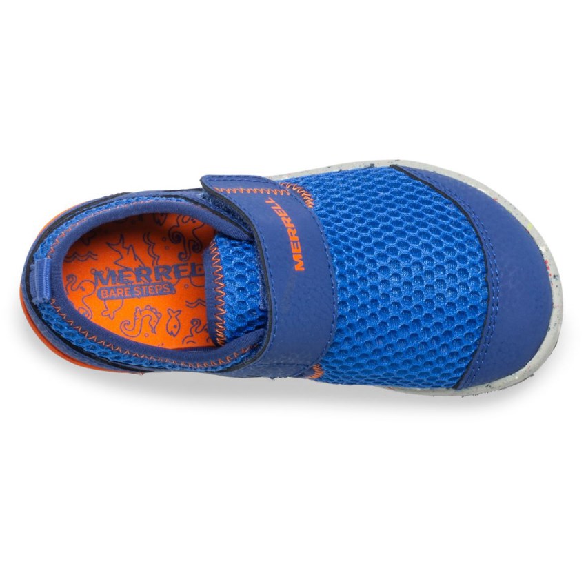 Basket Merrell Bare Steps H2O Bleu Enfant | C.L.CHMI